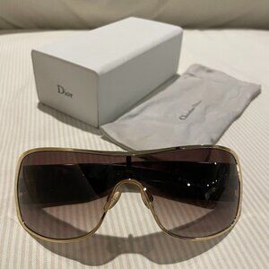 Dior Indinight 2 Sunglasses / Lightly Used, Swarovski Crystal, Brown Gradient